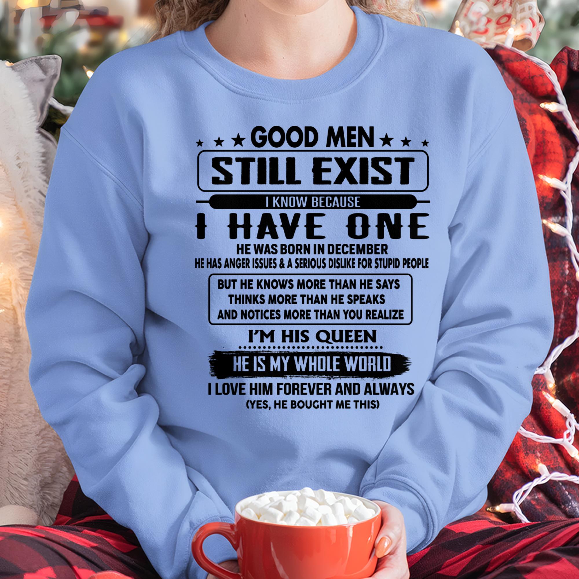 December - Good men Still Exist - gift for your girlfriend, wife from Husband - NGHL12 (SKU-GM-12)