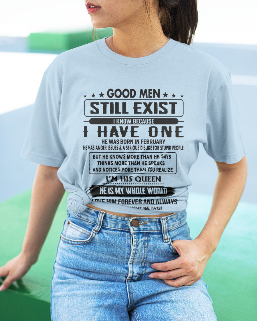 February - Good men Still Exist - gift for your girlfriend, wife from Husband - NGHL02 (SKU-GM-02)