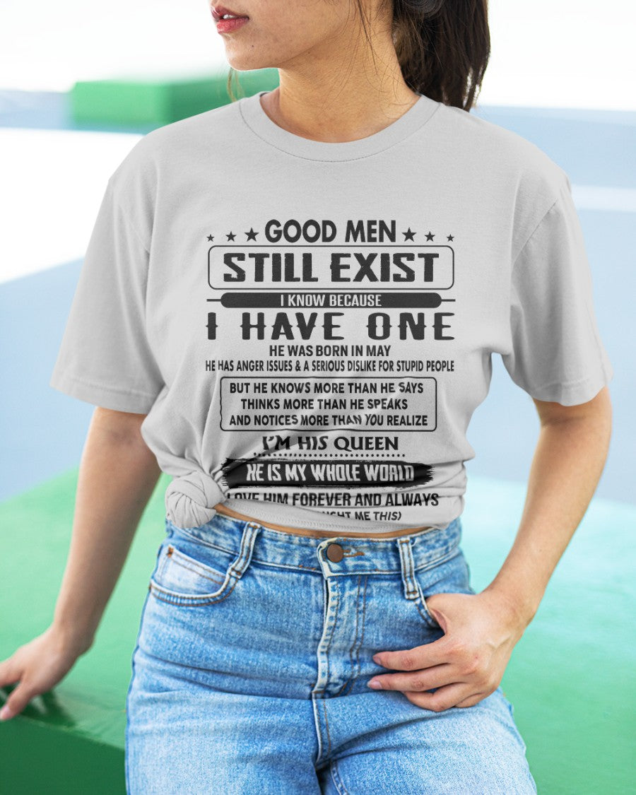 May - Good men Still Exist - gift for your girlfriend, wife from Husband - NGHL05 (SKU-GM-05)