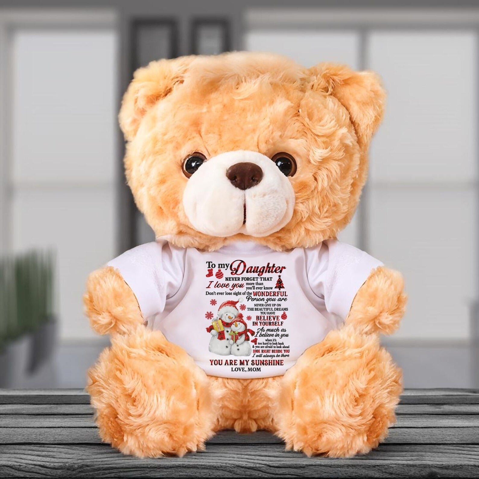 Gift for Daughter From Mom - Teddy Bear