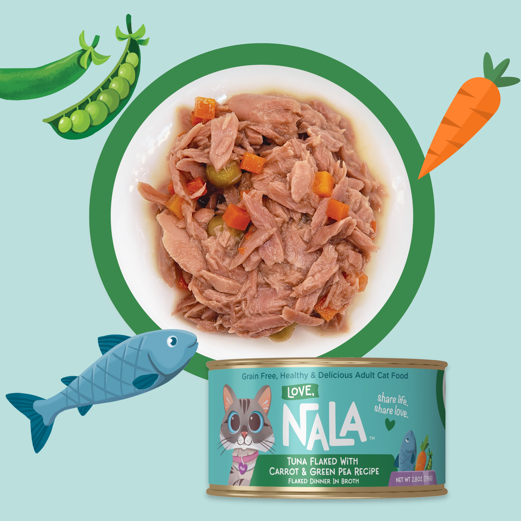 Tuna Flaked With Carrot & Green Pea Recipe Dinner In Broth Adult Cat Food, 2.8-oz