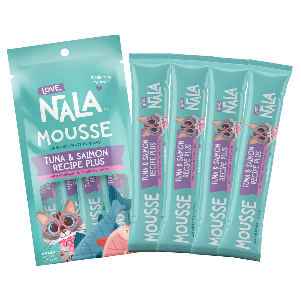Tuna & Salmon Recipe Plus Cat Treats, Pack of 4