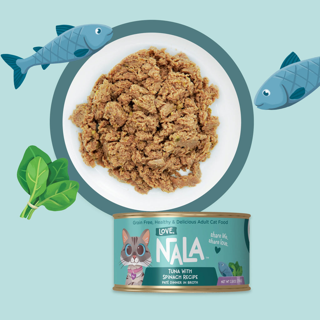Tuna With Spinach Recipe Paté Dinner In Broth Adult Cat Food, 2.8-oz