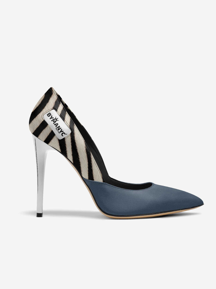 Vegan Women’s Stiletto Shoe BYMANYC ® New York – HARLEM Noir Luxe