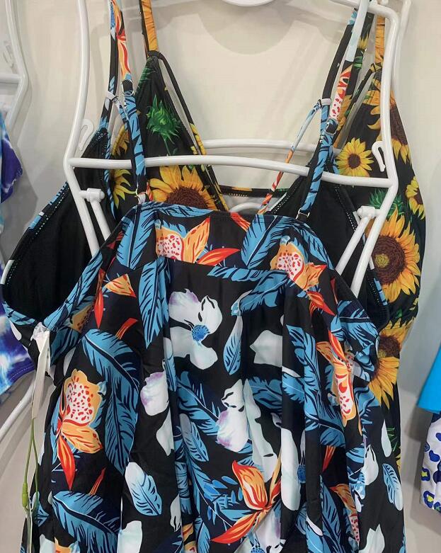 Plus Size High Waist Ruffled Bikini Swimsuit