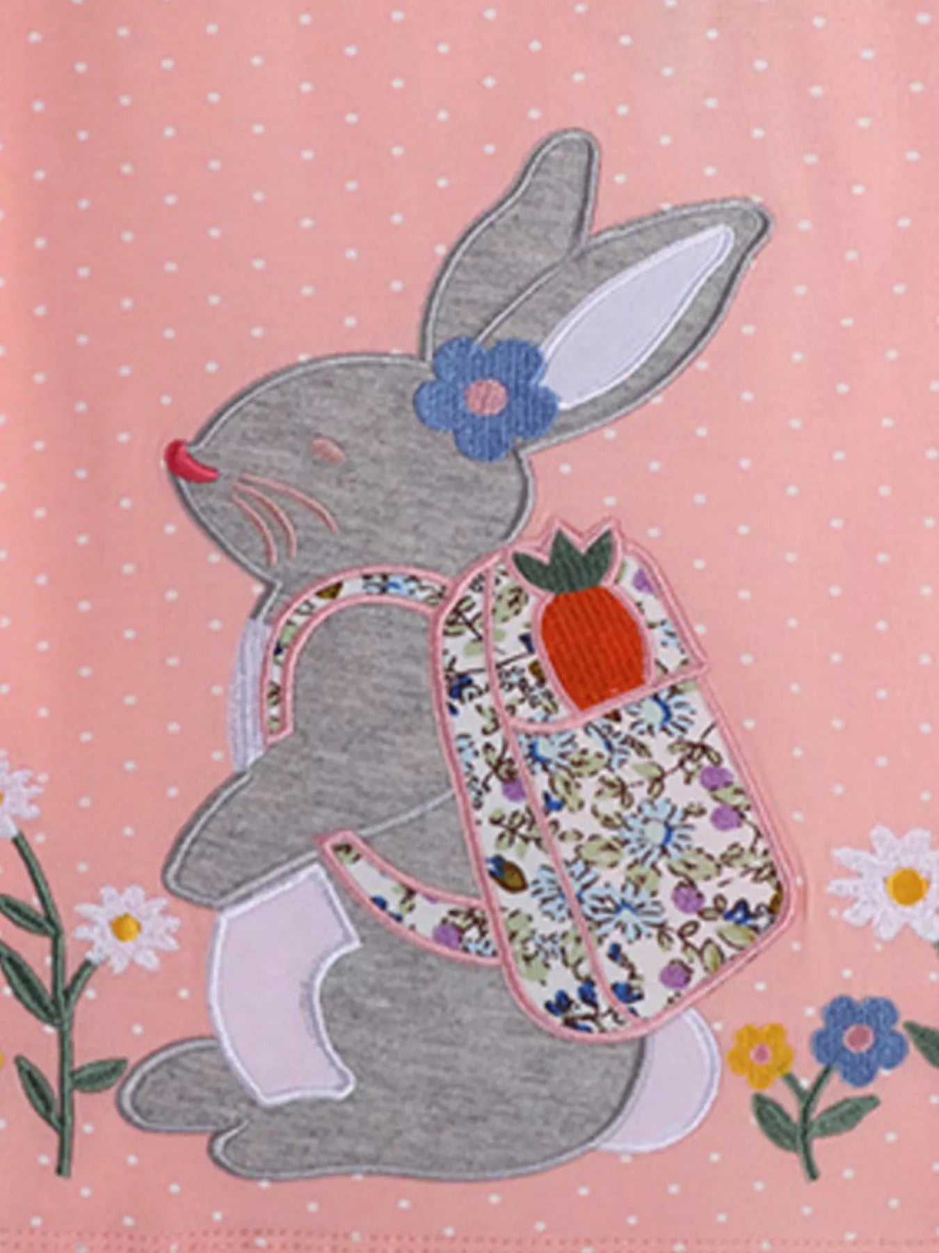 Children's Rabbit Ruffle Sleeve T-Shirt