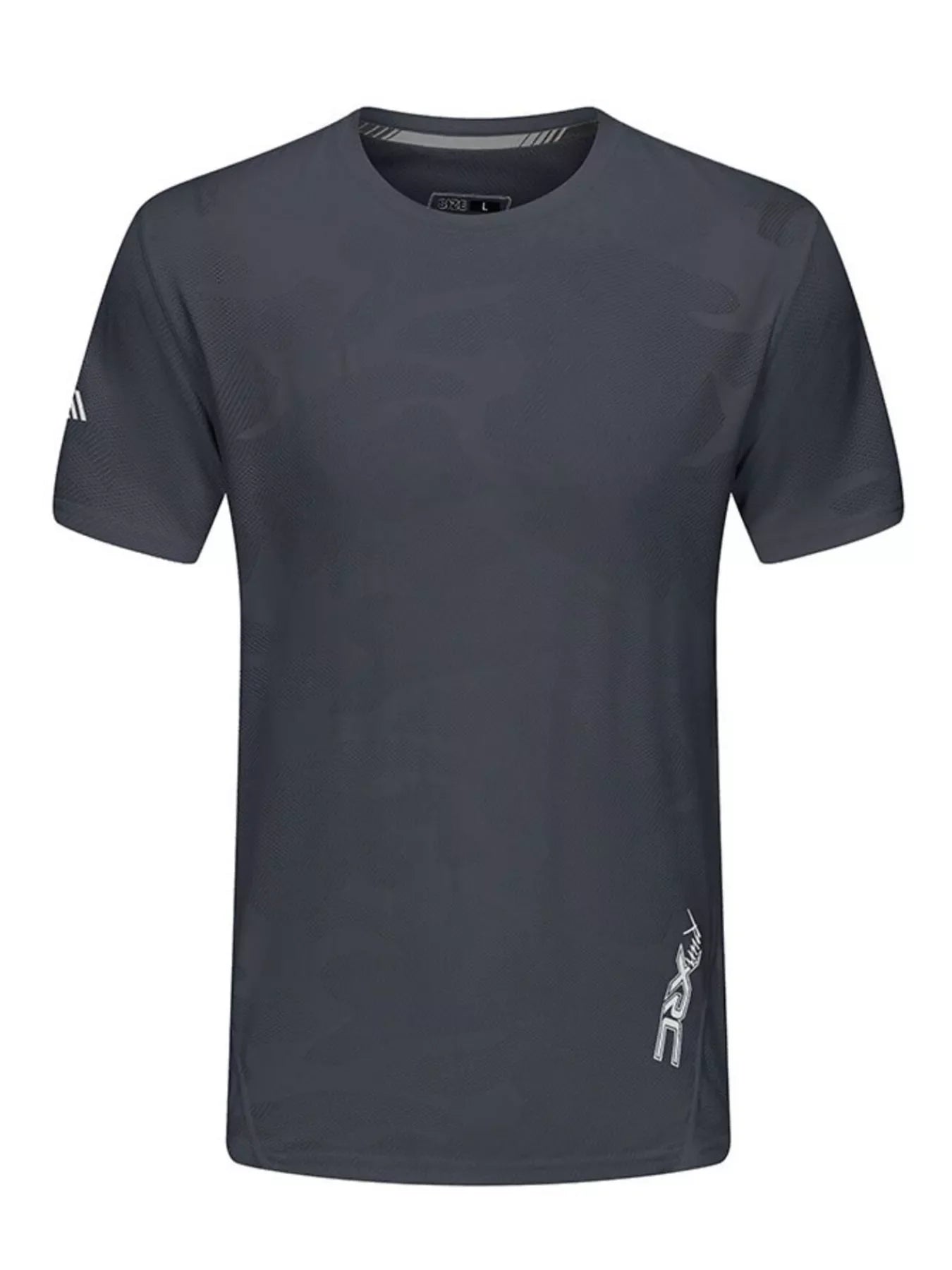 Men's Round Neck Short Sleeve Active T-Shirt