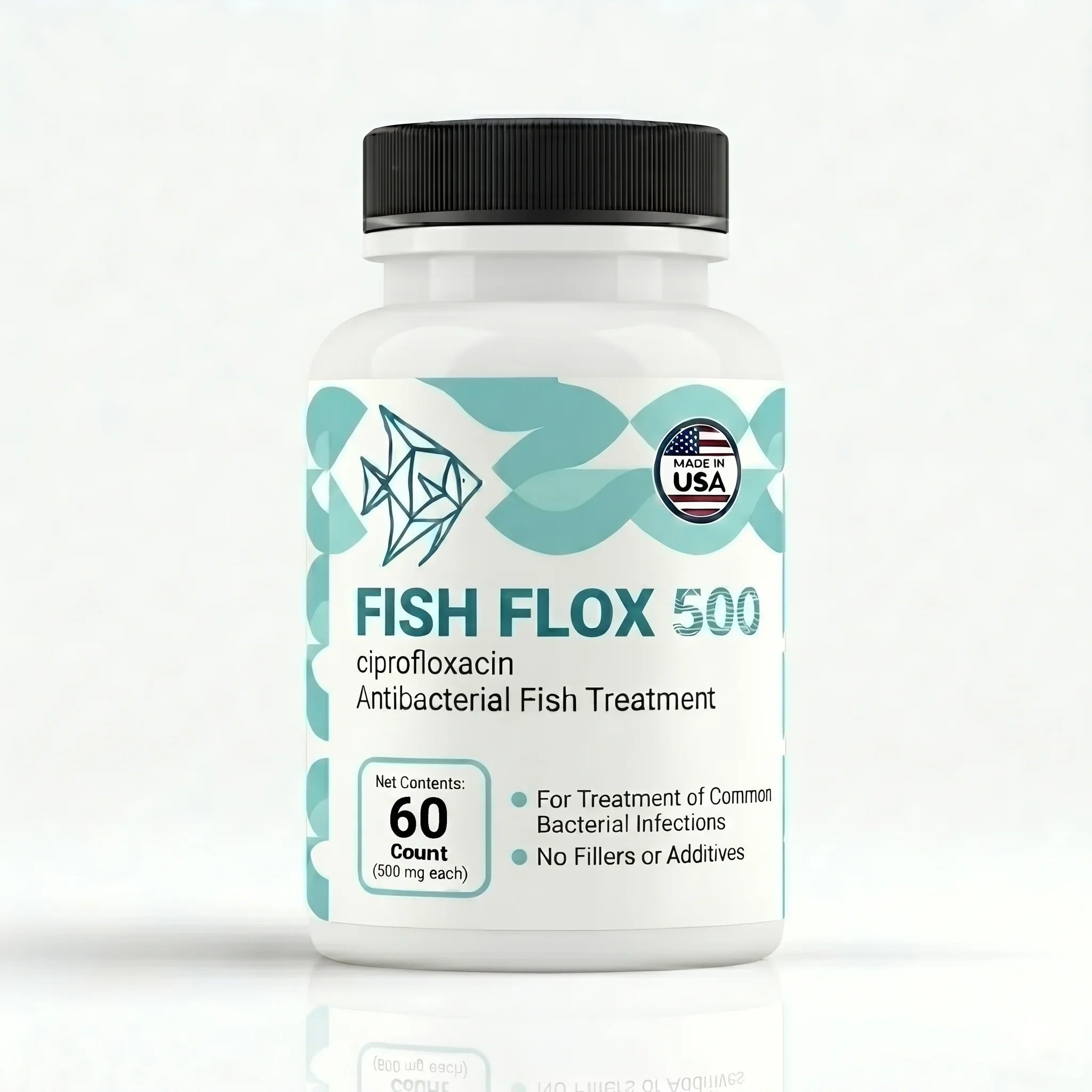 Fish Flox (Ciprofloxacin) Tablets Fish Antibiotics, 500-mg