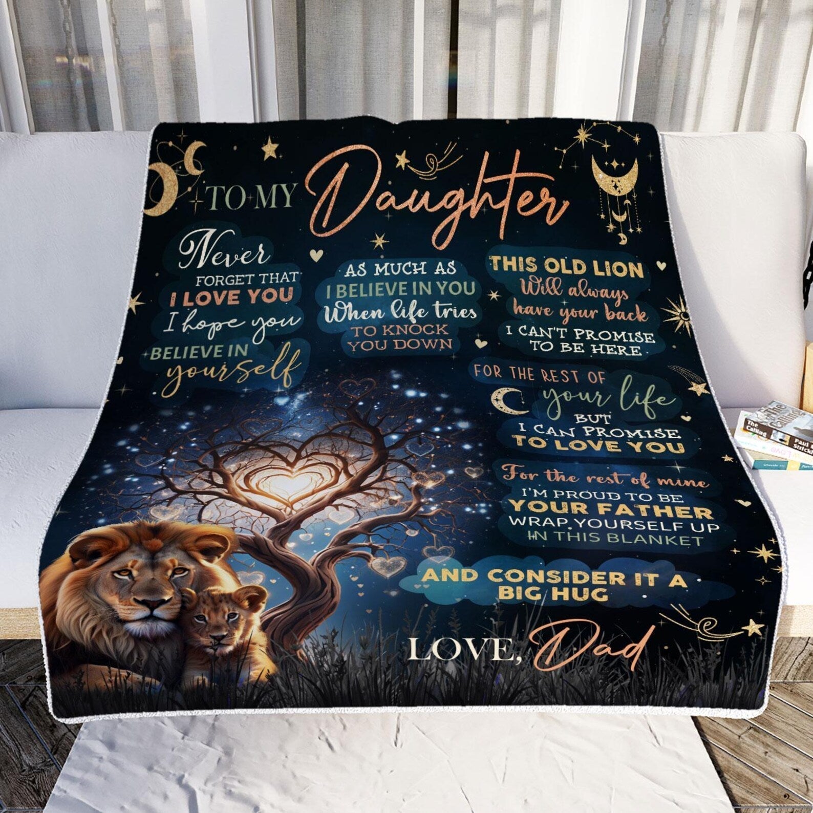 Special Gift For Your Daughter Blanket - From Dad (SKUB10-127)