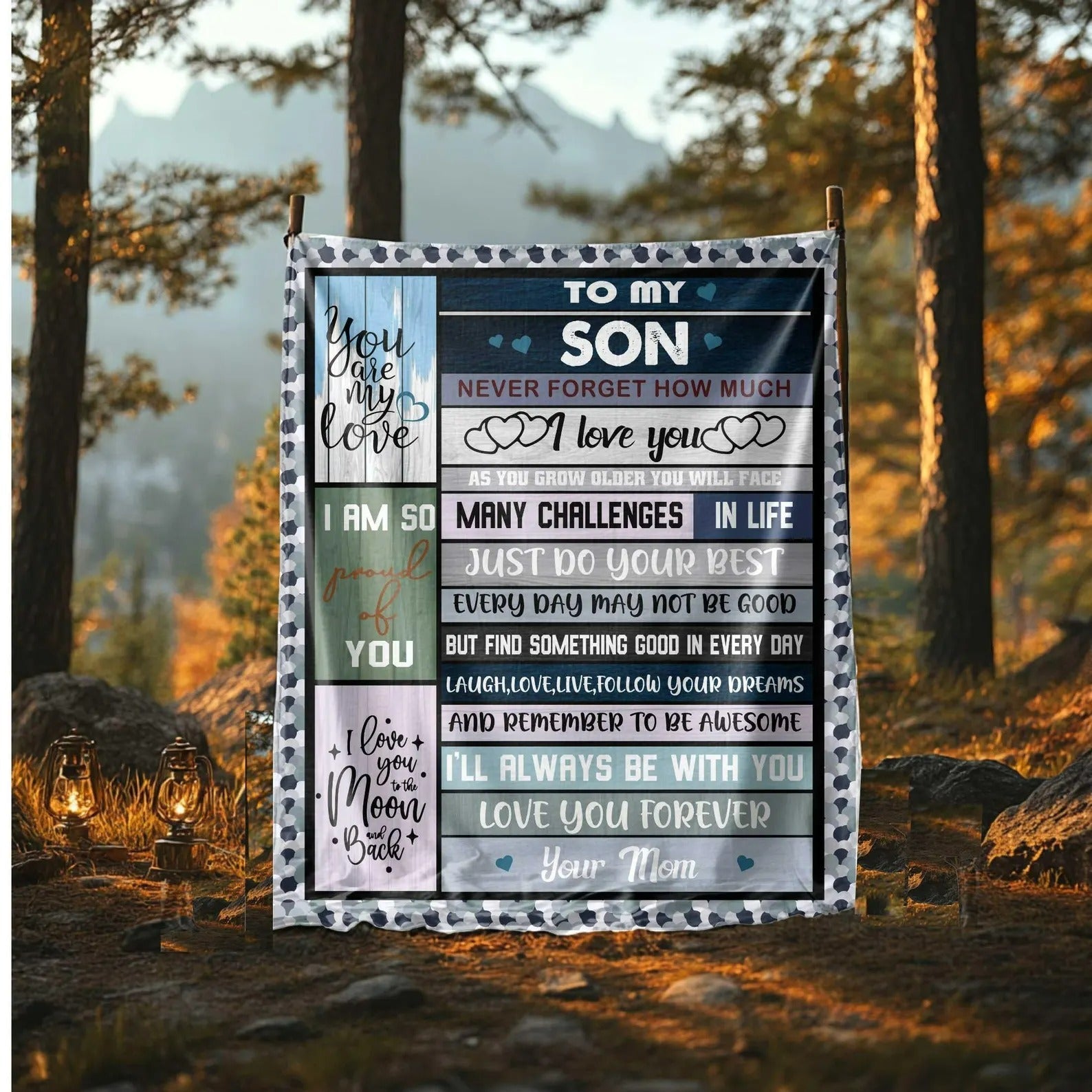 Special Gift For Your Son Blanket - From Mom