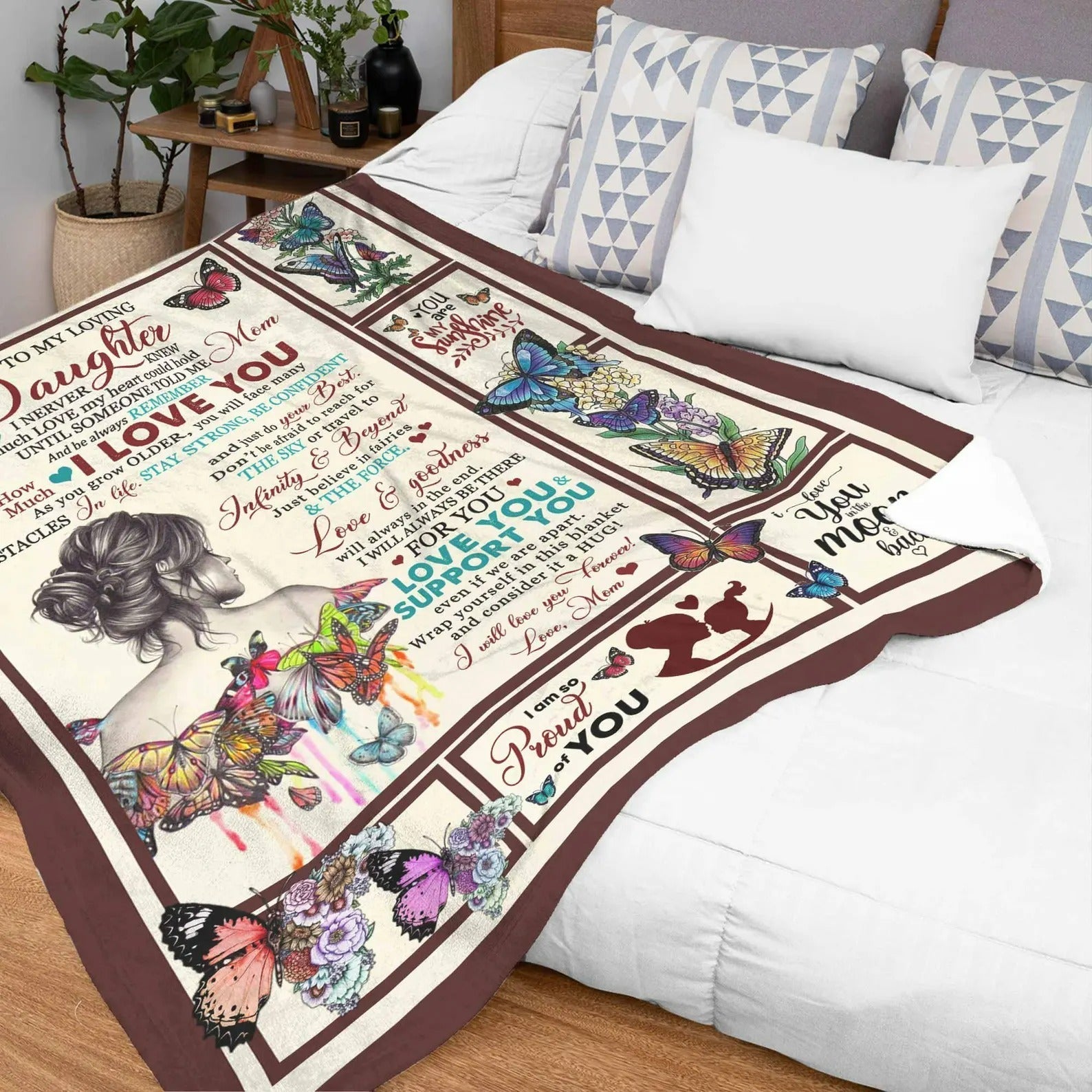 Special Gift For Your Daughter Blanket - From Mom