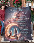BLANKET FOR SON - GIFT FROM MOM - COMFORT & WARMTH GIFT (SKUB-NTTD-04)