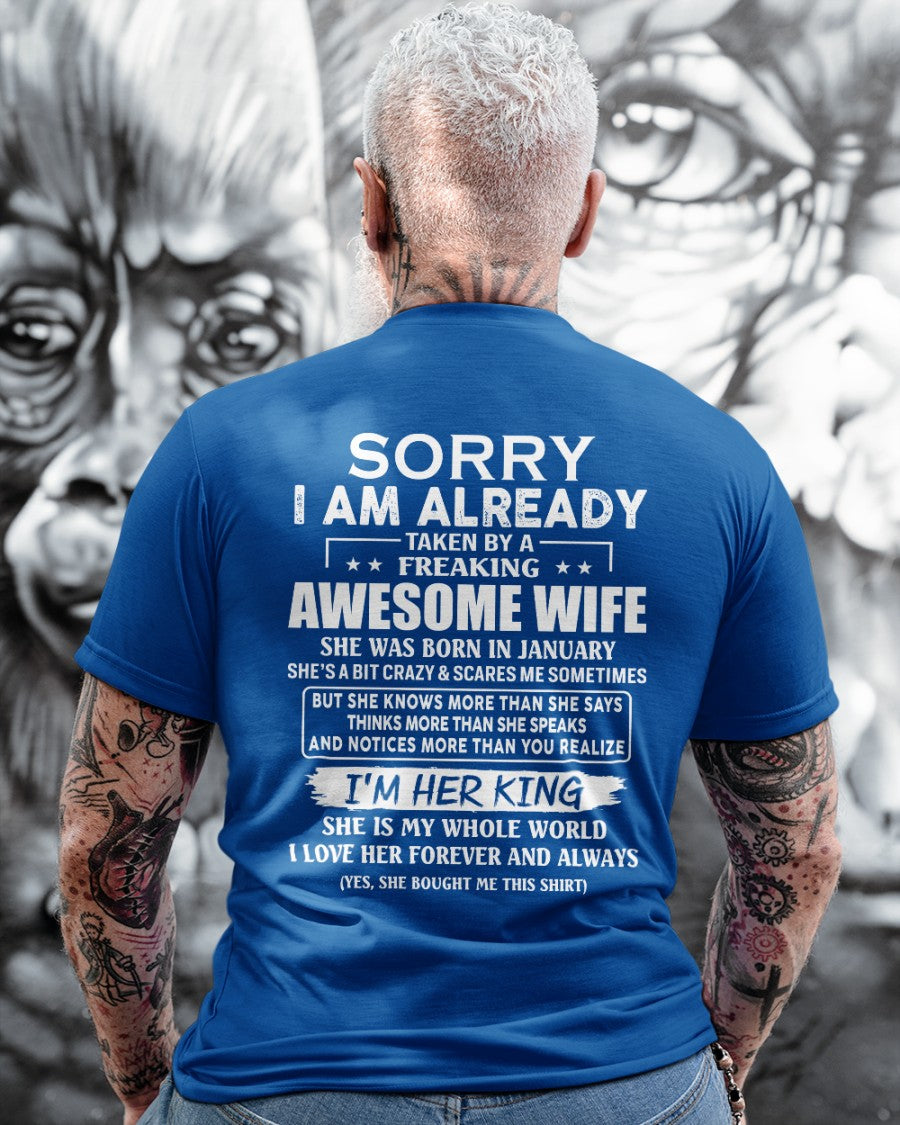 Awesome wife January - Perfect gift for your husband - NGHL01 (SKU68-79-01)