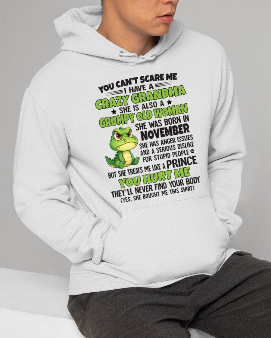 NOVEMBER - YOU CAN'T SCARE ME - FOR GRANDSON - GIFT FROM GRANDMA - NGHL11 (SKU09-85-11)