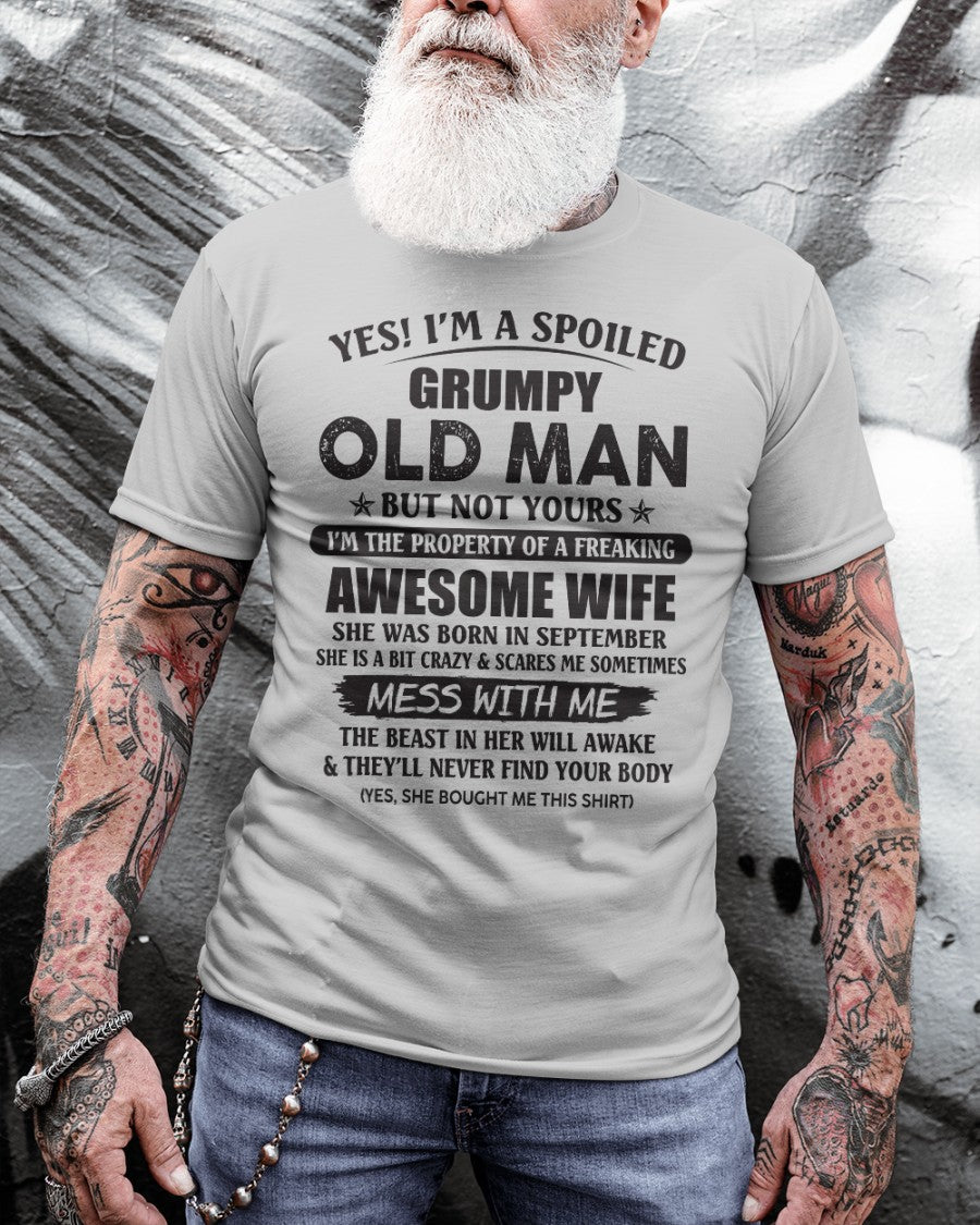 Awesome wife September - Perfect gift for your husband - NGHL09 (SKU96-68-09)