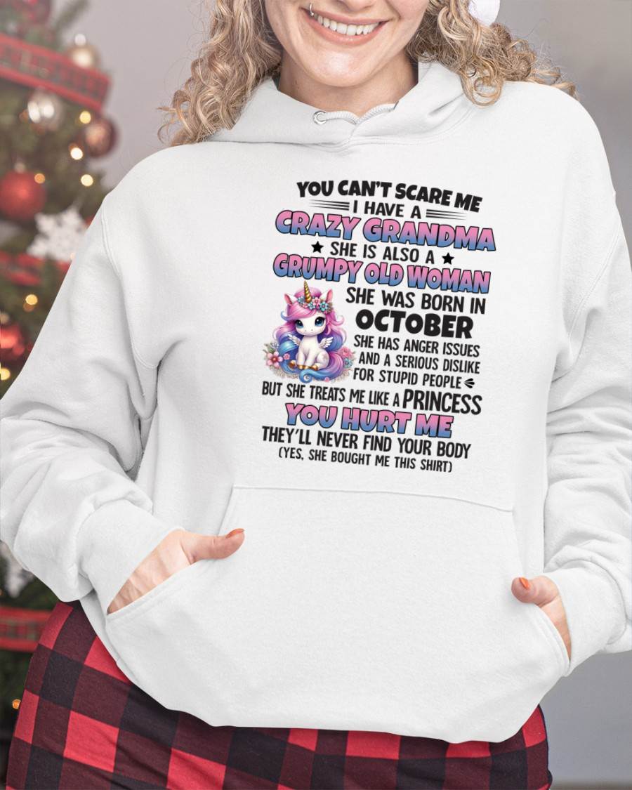 OCTOBER - YOU CAN'T SCARE ME - GIFT FROM GRANDMA - NGHL10 (SKU09-106-10)