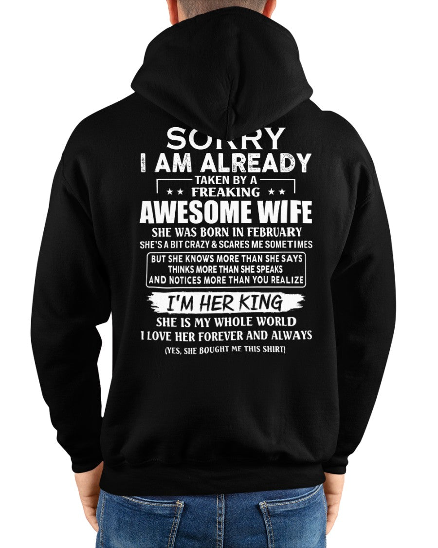 Awesome wife February - Perfect gift for your husband - NGHL02 (SKU68-79-02)