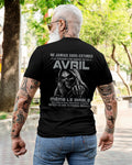 NE JAMAIS SOUS-ESTIMER LE POUVOIR D'UN HOMME NÉ EN AVRIL Fr04 male (SKU08-61-04)