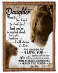 Special Gift For Your Daughter Blanket - From Mom