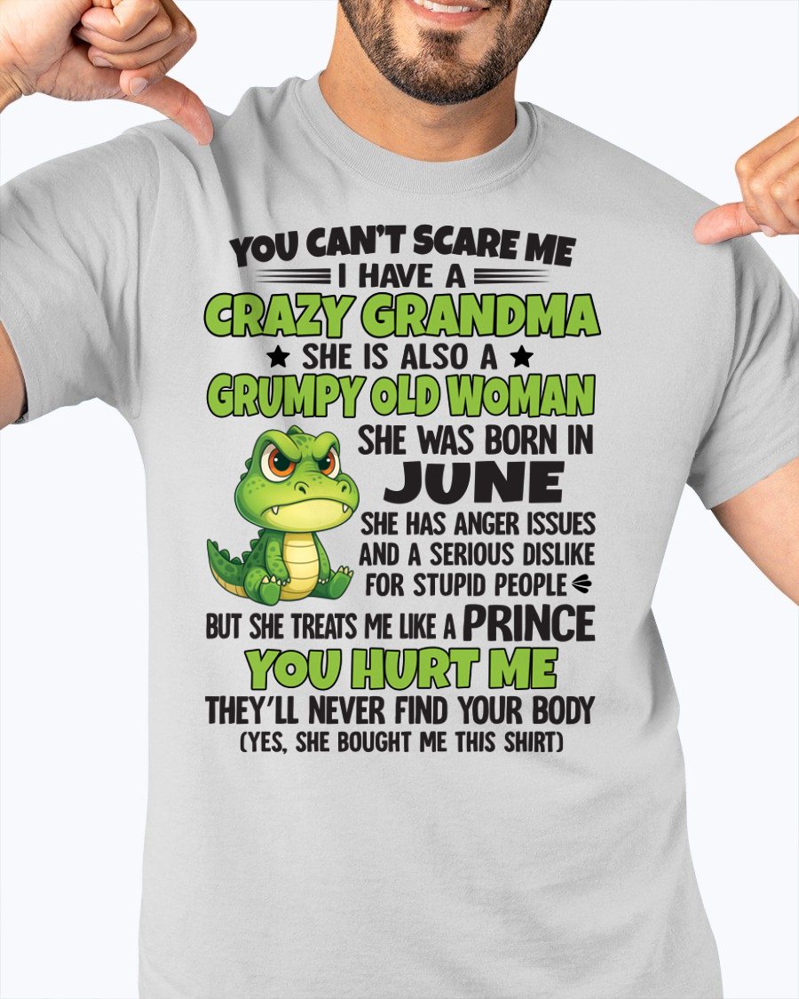 JUNE - YOU CAN'T SCARE ME - FOR GRANDSON - GIFT FROM GRANDMA - NGHL06 (SKU09-85-06)