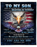 Special gift for Son Blanket From Dad (SKUB07-29)