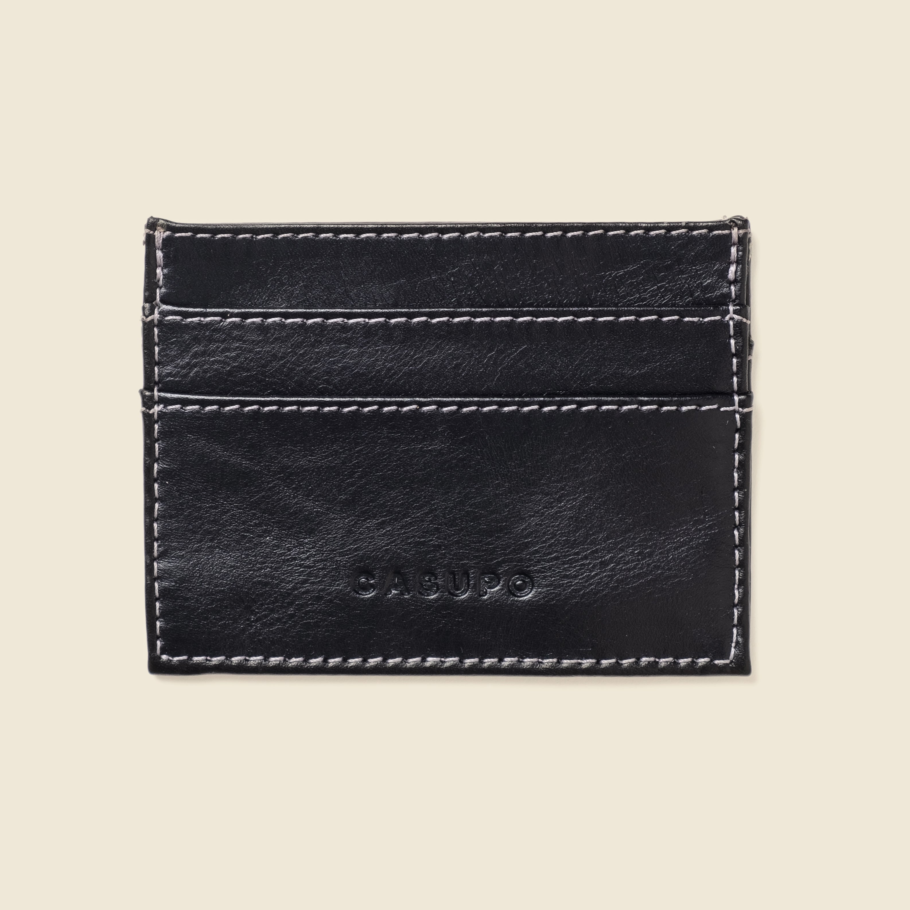 Slim Card Holder Wallet with RFID Protection - Black