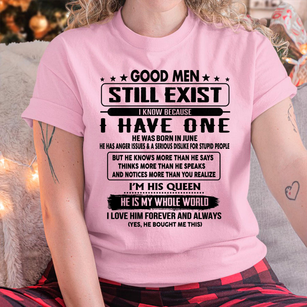 June - Good men Still Exist - gift for your girlfriend, wife from Husband - NGHL06 (SKU-GM-06)