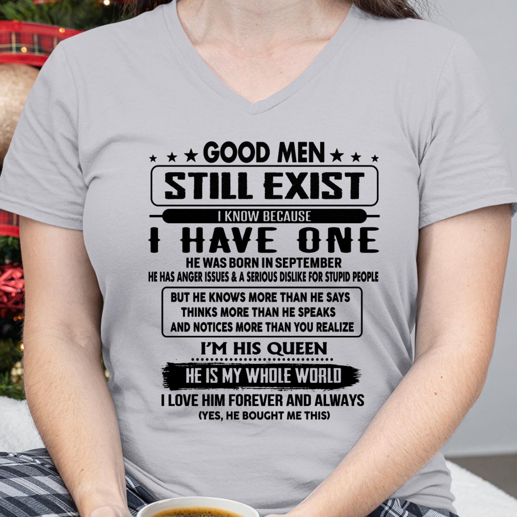 September - Good men Still Exist - gift for your girlfriend, wife from Husband - NGHL09 (SKU-GM-09)